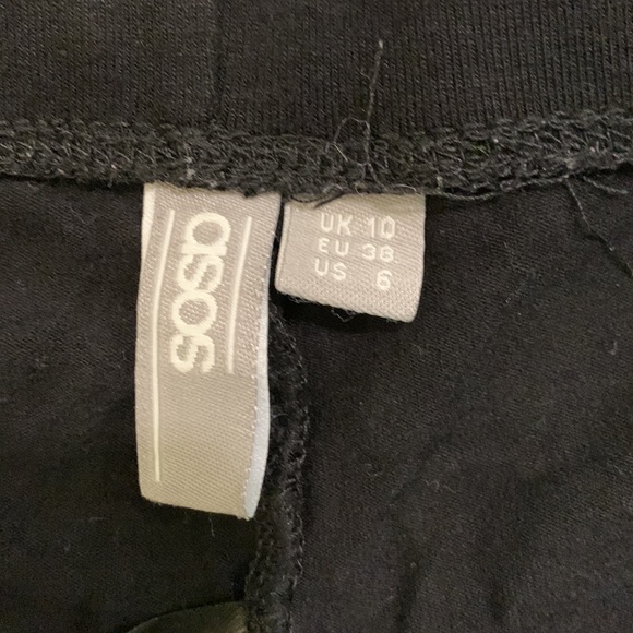 ASOS Maternity Black Leggings Size 6 - Picture 2 of 2